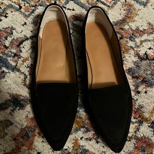 J crew suede flat